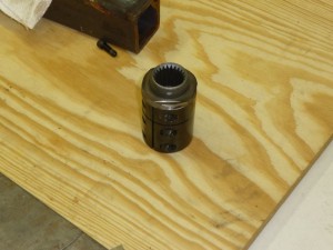 Test fitting hub into coupler