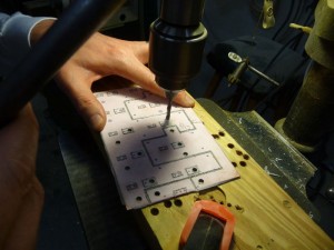 Drilling the power circuit board